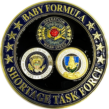 Load image into Gallery viewer, Operation Warp Speed Challenge Coin Baby Formula Shortage Task Force Department of Agriculture HHS CDC CL4-01