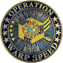 Load image into Gallery viewer, Operation Warp Speed Challenge Coin Baby Formula Shortage Task Force Department of Agriculture HHS CDC CL4-01
