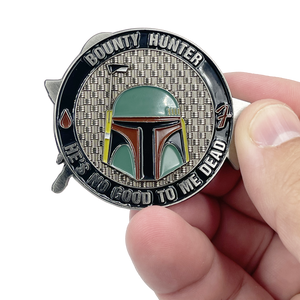 Tactical terrorism Response Team 8 ttrt cbp Challenge Coin Mandalorian Boba Fett Star Wars Slave One Slave 1 inspired Death Star BL8-014 - www.ChallengeCoinCreations.com