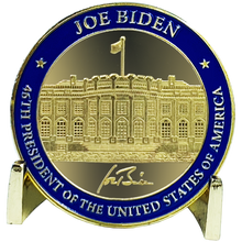 Load image into Gallery viewer, 46th President Joe Biden Challenge Coin White House POTUS former Vice President to the 44th Barack Obama DL12-08 - www.ChallengeCoinCreations.com