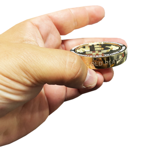 24KT Gold plated huge Bitcoin BTC Coin Crypto Coin Cryptocurrency BLOCKCHAIN Coin BL4-013 - www.ChallengeCoinCreations.com