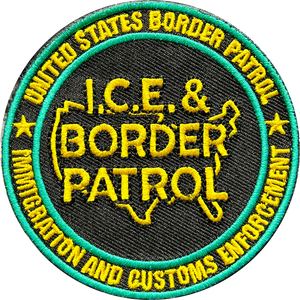 ICE and Border Patrol Agent Joint Ops Special Operations TDY Morale Patch HSI CBP BL17-008P PAT-220 (E)