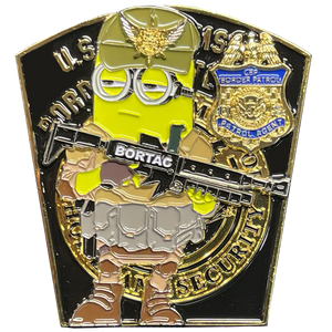 CBP Operator Border Patrol Agent Bortac and Field Operations CBP Officer SRT Challenge Coin BL11-008 - www.ChallengeCoinCreations.com