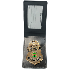 Load image into Gallery viewer, Bounty Hunter movie badge prop full size wallet BL17-013 - www.ChallengeCoinCreations.com