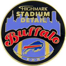 Load image into Gallery viewer, Buffalo City New York Police Special Detail Stadium Detail Challenge Coin GL6-001