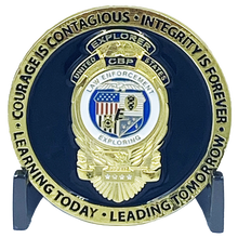 Load image into Gallery viewer, CBP United States Police Law Enforcement Explorer Officer Challenge Coin DL7-05 - www.ChallengeCoinCreations.com