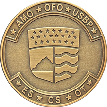 Load image into Gallery viewer, CBP AMO OFO Border Patrol es os et Challenge Coin Field Operations cbp Officer BL14-017 - www.ChallengeCoinCreations.com