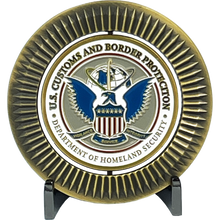 Load image into Gallery viewer, CBP Border Patrol Field Operations Air and Marine AMO BP Agent cbpo Spinner Challenge Coin BL13-003 - www.ChallengeCoinCreations.com