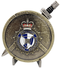 Load image into Gallery viewer, CBSA ASFC Canada Border Services Agency Shield with removable Sword Challenge Coin Set Canadian Customs BL9-004 - www.ChallengeCoinCreations.com