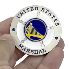 Load image into Gallery viewer, California Basketball United States NY US Marshal Challenge Coin CA CHP OPD Oakland EL6-023