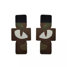 Load image into Gallery viewer, Set of Two Matching Glow in the Dark Cats Eyes Firefighter Ranger Patches Army Marines Morale Hook and Loop M00094-1/2/3/4  P-85/86/87/88
