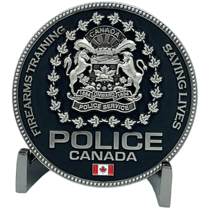 Canada Police Service Calgary Vancouver M4 Shotgun Pistol Toronto Firearms Instructor Challenge Coin EL6-003 - www.ChallengeCoinCreations.com