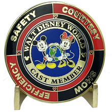 Load image into Gallery viewer, Disney CREATING MAGIC Cast Member Challenge Coin Security Safety BL9-013 - www.ChallengeCoinCreations.com