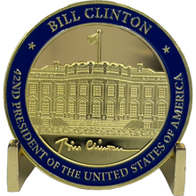 Load image into Gallery viewer, 42nd President Bill Clinton Challenge Coin White House POTUS EL3-002