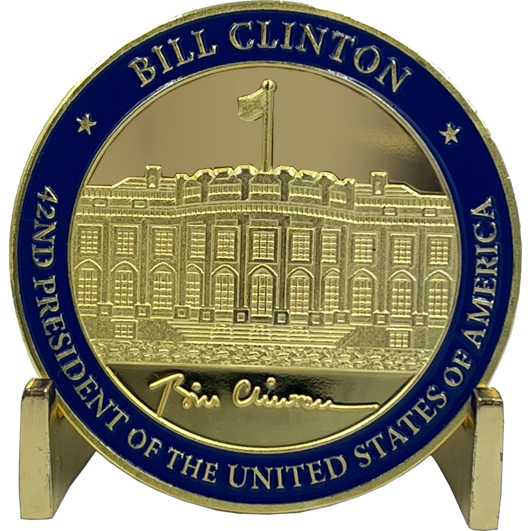 42nd President Bill Clinton Challenge Coin White House POTUS EL3-002