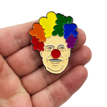Load image into Gallery viewer, Mayor Bill DeBlasio Clown Pin NYC NYPD DL4-14 - www.ChallengeCoinCreations.com