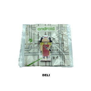 2018 Google Android MWC Limited Edition Enamel Deli Lapel Pin Free USA Shipping