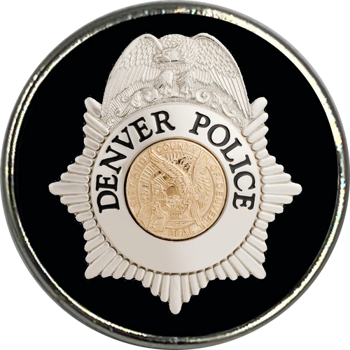 Denver Colorado Police Lapel Pin .75 inch BFP-009 P-188C
