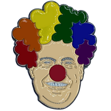 Load image into Gallery viewer, Mayor Bill DeBlasio Clown Pin NYC NYPD DL4-14 - www.ChallengeCoinCreations.com