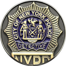 Load image into Gallery viewer, New York City Police Department Detective Saint Michael Patron Saint Challenge Coin ST. MICHAEL BL13-013 - www.ChallengeCoinCreations.com