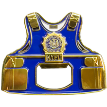Load image into Gallery viewer, NYPD New York City Police Detective Bottle Opener Challenge Coin GL09-003