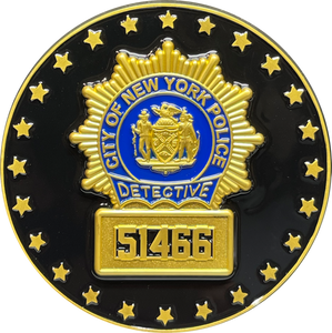 Blue Bloods NYPD Detective Daniel Reagan Police Officer Donnie Wahlberg Challenge Coin BL4-020 - www.ChallengeCoinCreations.com