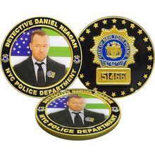 Load image into Gallery viewer, Blue Bloods NYPD Detective Daniel Reagan Police Officer Donnie Wahlberg Challenge Coin BL4-020 - www.ChallengeCoinCreations.com
