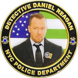 Blue Bloods NYPD Detective Daniel Reagan Police Officer Donnie Wahlberg Challenge Coin BL4-020 - www.ChallengeCoinCreations.com
