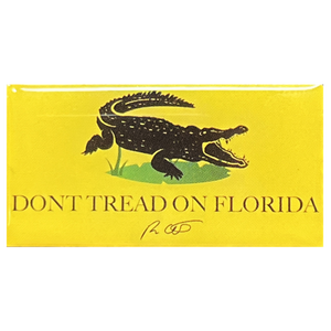Florida Governor Ron DeSantis inspired Don't Tread on Florida 2nd Amendment Flag pin GL1-018 - www.ChallengeCoinCreations.com