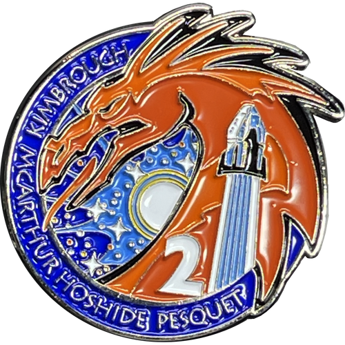 SpaceX Crew Dragon Mission 2 Mission Two patch PIN NASA Crew-2 Space X BL16-014 - www.ChallengeCoinCreations.com