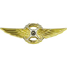 Load image into Gallery viewer, Full size UAS FAA Commercial Drone Pilot Wings pin EL13-016 P-161B