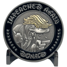 Load image into Gallery viewer, Donald Trump Duck Challenge Coin President MAGA 45 BL7-001 - www.ChallengeCoinCreations.com
