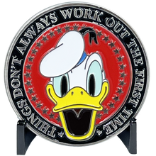 Load image into Gallery viewer, Donald Trump Duck Challenge Coin President MAGA 45 version 2 BL9-020 - www.ChallengeCoinCreations.com