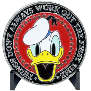 Donald Trump Duck Challenge Coin President MAGA 45 version 2 BL9-020 - www.ChallengeCoinCreations.com