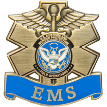 Load image into Gallery viewer, CBP Field Operations CBP Officer OFO EMS Uniform style pin Field Ops EMT Paramedic GG-018 ZQ-181