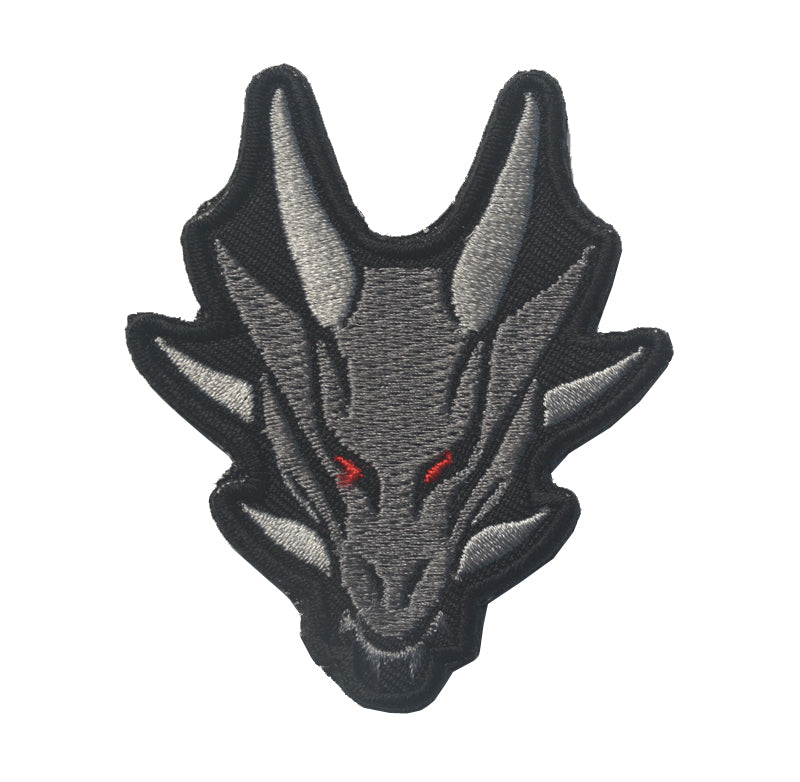 Dragons Head Milspec Embroidered Tactical Patch  Morale Hook and Loop FREE USA SHIPPING  SHIPS FROM USA PAT-531 (E)
