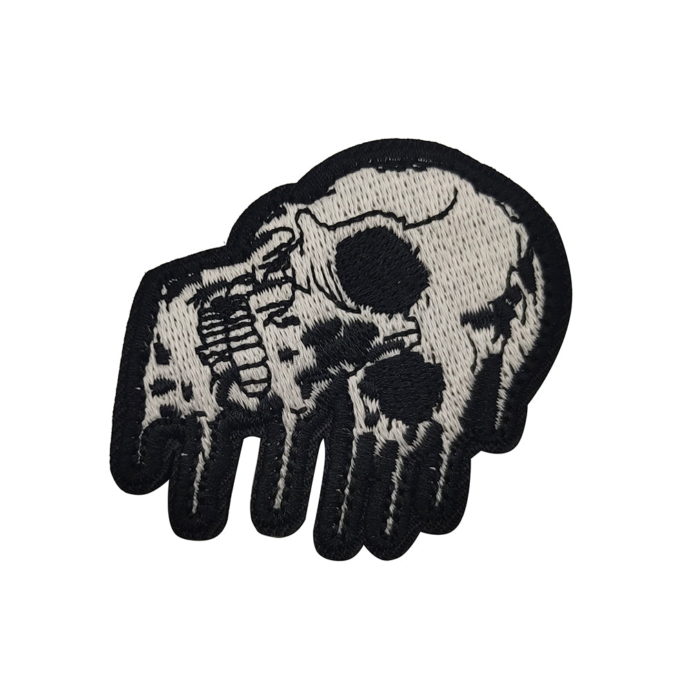 Dissolving Skull Hook and Loop Morale Patch FREE USA SHIPPING SHIPS FROM USA PAT-608