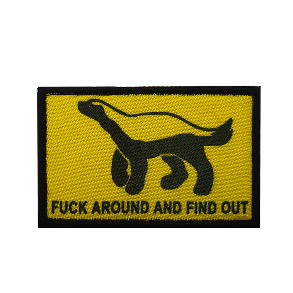 Funny F#CK Around And Find Out Skunk  Embroidered Hook and Loop Morale Patch FREE USA SHIPPING SHIPS FROM USA PAT-537