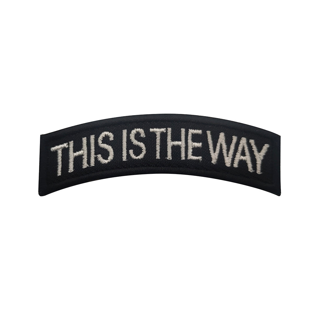 This Is The Way Chevron Mandalorian Star Wars Embroidered Tactical Hook and Loop Morale Patch  FREE USA SHIPPING SHIPS FREE FROM USA  PAT-710 710A (E)