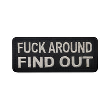 Load image into Gallery viewer, Funny F#CK Around And Find Out Hook and Loop Morale Patch FREE USA SHIPPING SHIPS FROM USA PAT-562
