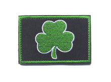 Load image into Gallery viewer, 3 Leaf Clover Lucky Irish St paddy Patricks Day Hook and Loop Morale Patch FREE USA SHIPPING SHIPS FROM USA PAT-586 587 588 589  (E)
