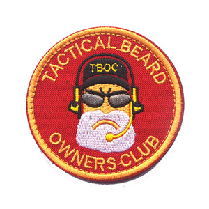 Funny Tactical Beard Owners Club TBOC Hook and Loop Morale Patch FREE USA SHIPPING SHIPS FROM USA PAT-601 602 603 604 (E)