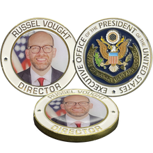 Load image into Gallery viewer, President Donald J. Trump Administration Executive Office Director Russel Vought Challenge Coin BL13-007 - www.ChallengeCoinCreations.com