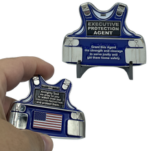 Load image into Gallery viewer, Executive Protection Agent Prayer Body Armor Challenge Coin Body Guard Security Operator Enforcement EL8-008 - www.ChallengeCoinCreations.com