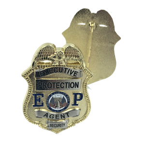 2 inch Executive Protection Agent Security Pin BL4-017 - www.ChallengeCoinCreations.com