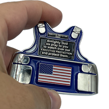Load image into Gallery viewer, Executive Protection Agent Prayer Body Armor Challenge Coin Body Guard Security Operator Enforcement EL8-008 - www.ChallengeCoinCreations.com