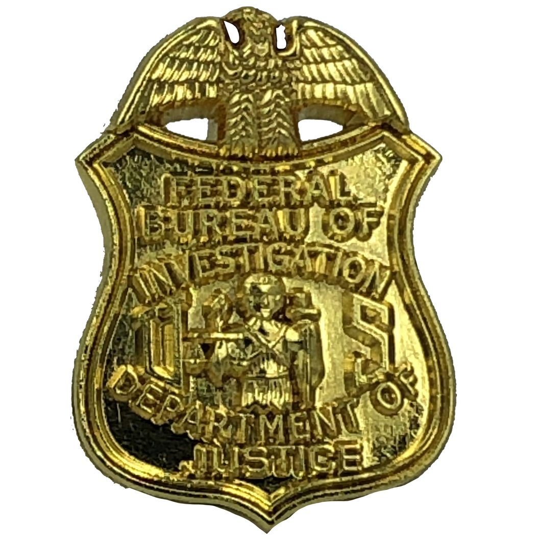 FBI lapel pin L-18 - www.ChallengeCoinCreations.com