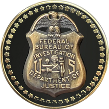 Load image into Gallery viewer, FBI Special Agent Investigator Analyst Lapel Pin cloisonné with dual pin posts BFP-007 P-189A