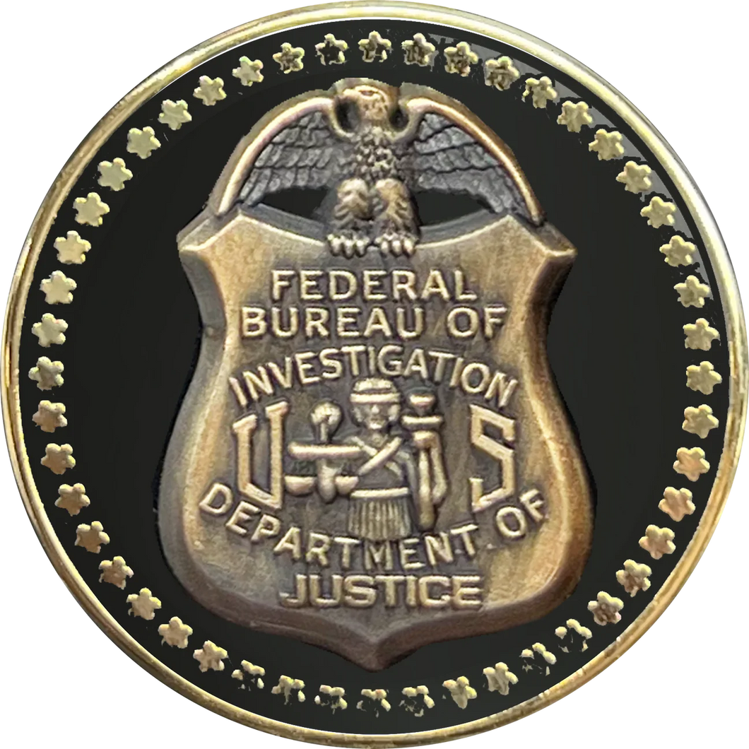 FBI Special Agent Investigator Analyst Lapel Pin cloisonné with dual pin posts BFP-007 P-189A
