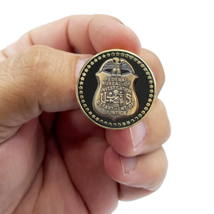 FBI Special Agent Investigator Analyst Lapel Pin cloisonné with dual pin posts BFP-007 P-189A